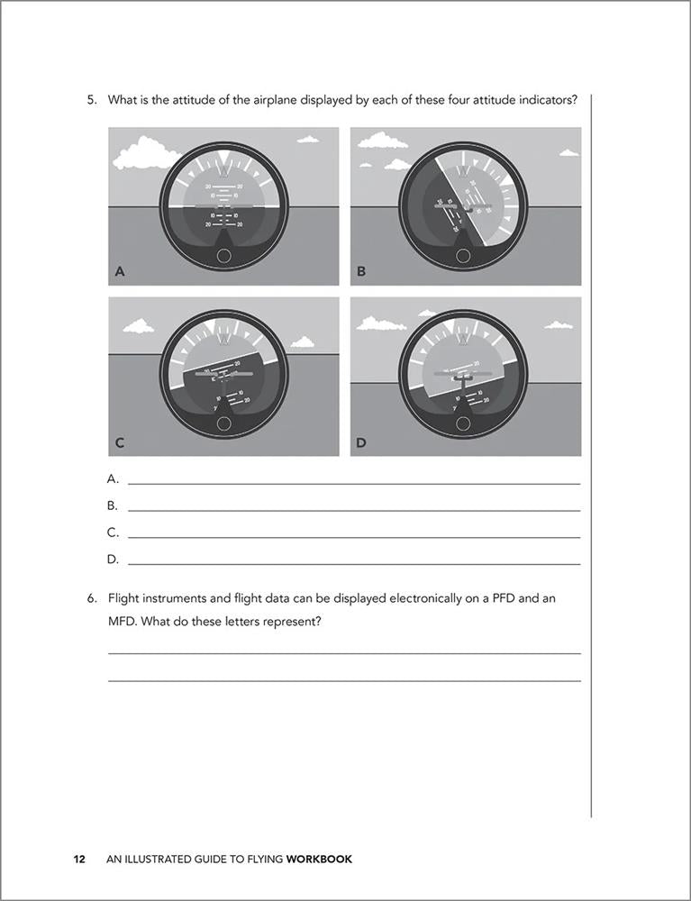 Flight Homework An Illustrated Guide to Flying Workbook