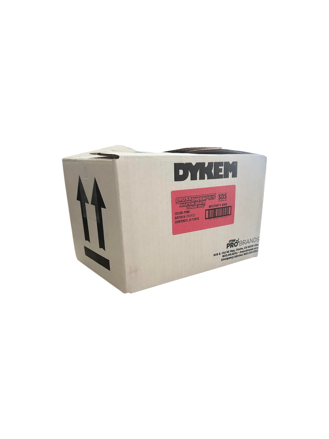 Cross Check Plus Dykem Cross Check Plus Aviation Grade Torque Seal Pink 83420