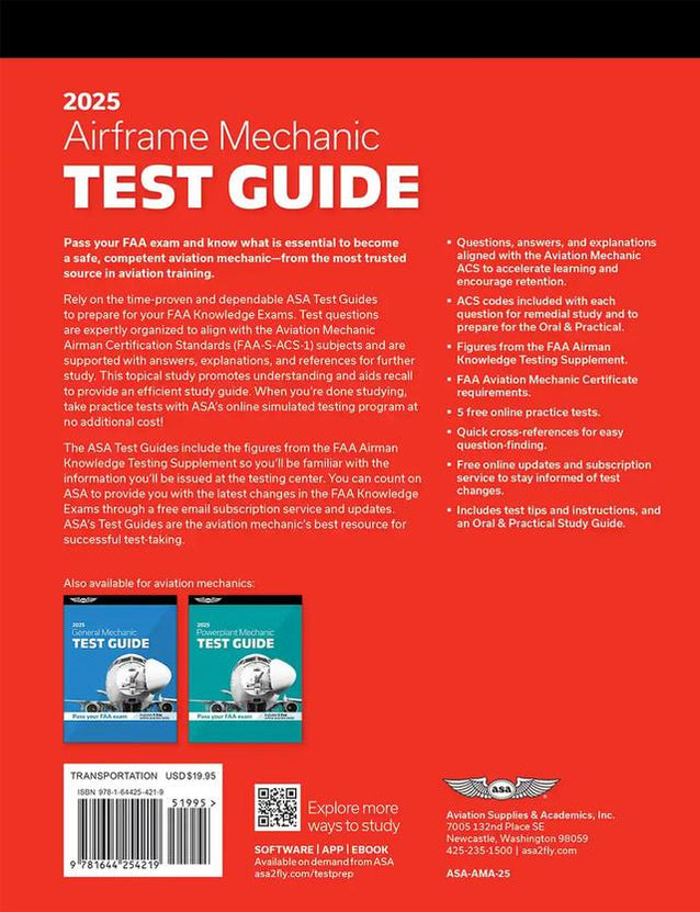 Airframe Mechanic Test Guide 2025